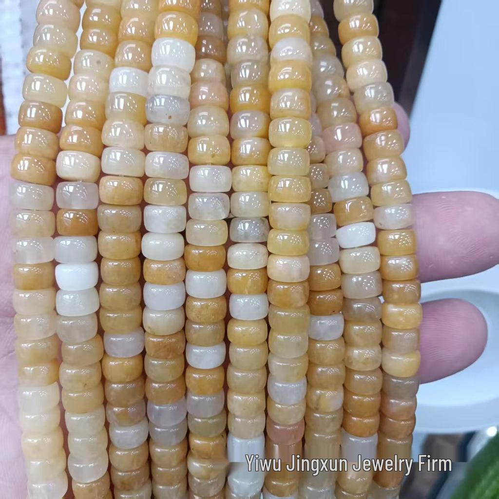 4x7mm Loose Natural Agate Abacus Beads for DIY Jewelry and Bracelets