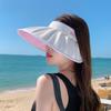 Summer Sun Protection Hat With Wide Brim And Breathable Nylons For Outdoor Travel