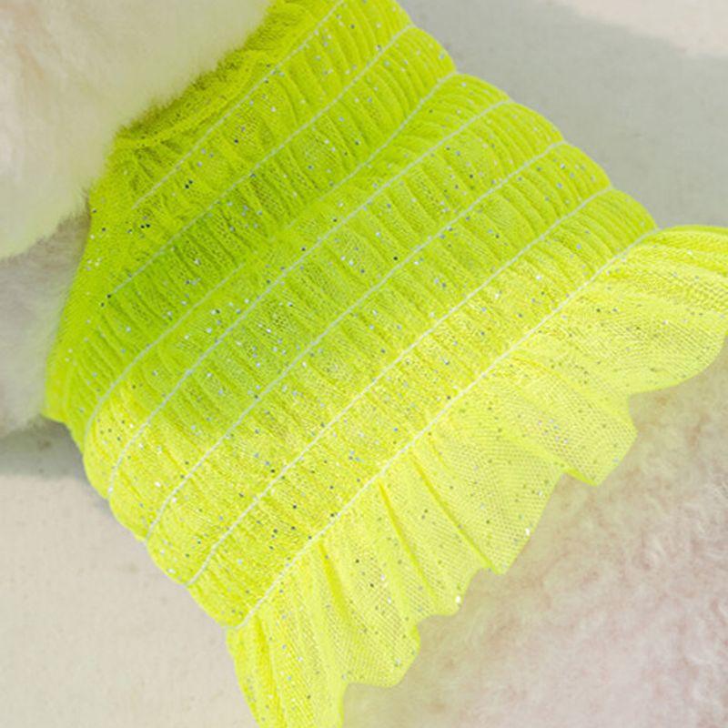 SALTYHEARTY Hello Crop Blouse NEON GREEN