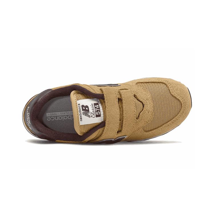 New Balance Cushioning, Wear Resistant Low top Kids' Running Shoes Brown Yellow Children Aged 3 7 Years Old PV574BF1