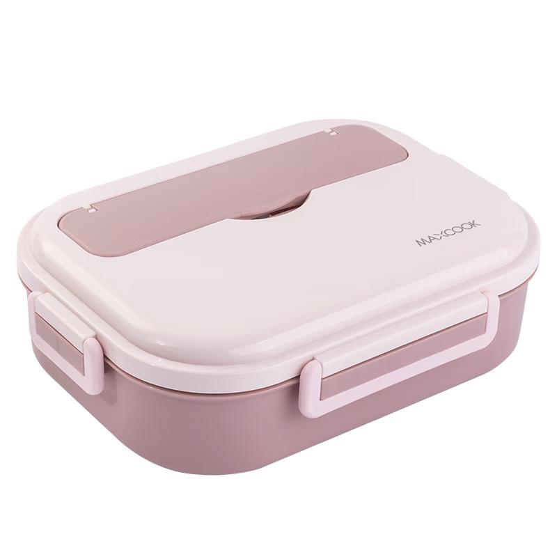 MAXCOOK 316L Stainless Steel Insulated Lunch Box with Cutlery