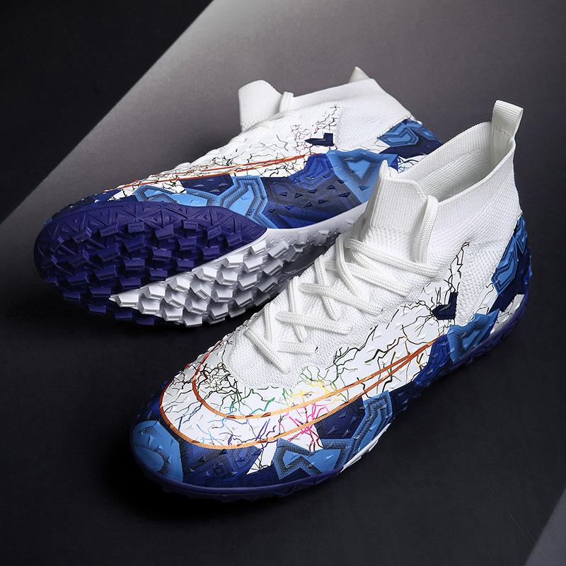 New Long-nail Football Shoes for Men and Children, Adult Large-size High-top Sports Football Shoes, Broken Nails for Women
