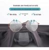 Women's Summer Ice Silk Blue Wide-Leg Mosquito-Proof Cuffed Casual Pants