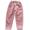 Mädchen Cordhose mit Fleecefutter - Warme einteilige lässige Sporthose für Kinder