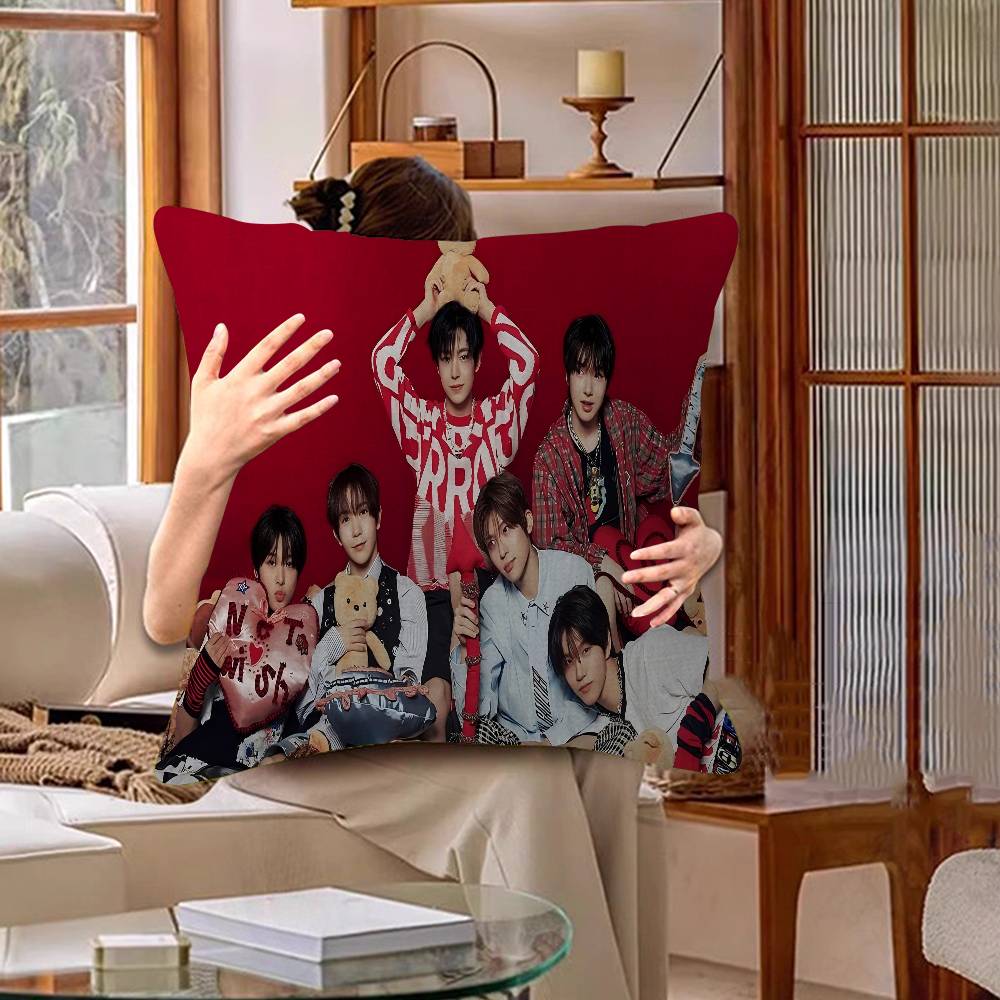 Boyband N-NCT Wish Sänger Ahorn Design Kissenbezug Glückliche Herbsternte Dekoration Feiertagsdekoration Kissenbezug