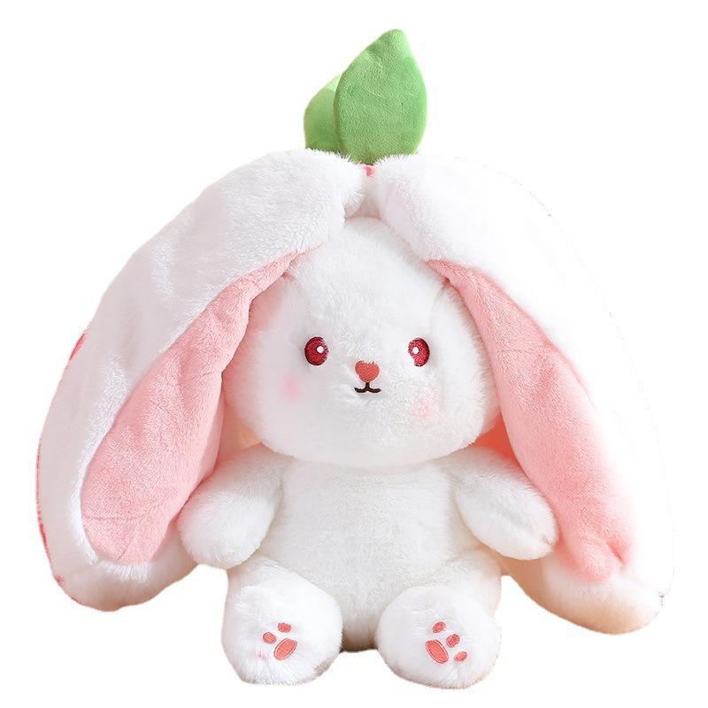 Popular Strawberry & Carrot Rabbit Plush Toy - Children's Birthday Gift