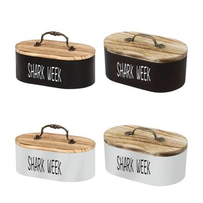 Waterproof Wood Storage Box for Bathroom Accessory Sturdy Multiple Section Cabinet