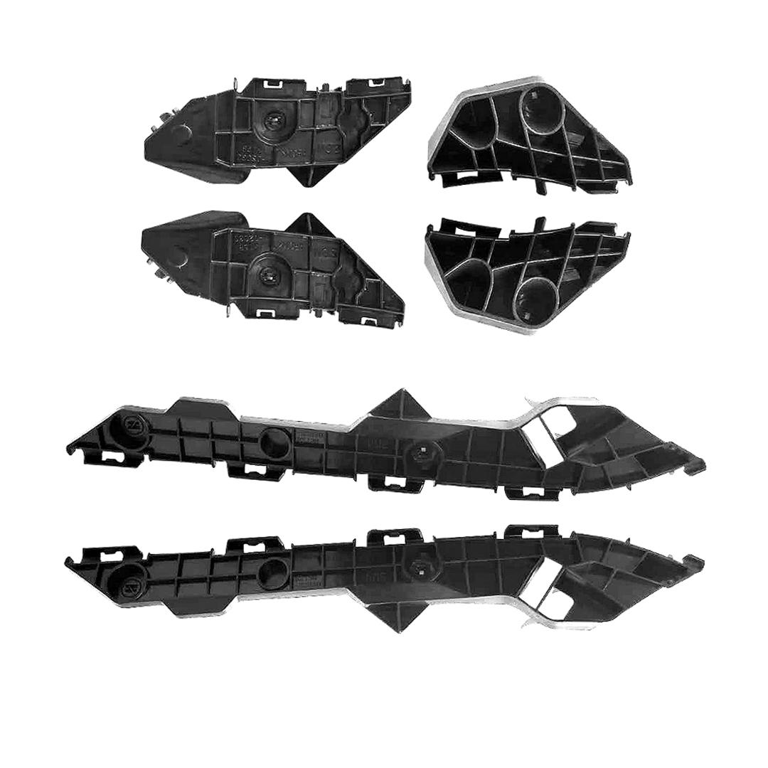 

6Pcs Car Body Rear Bumper Bracket Support Left Right for Toyota Corolla 2009-2013 #5215602100 5215502110 5256302060 525680 6pcs
