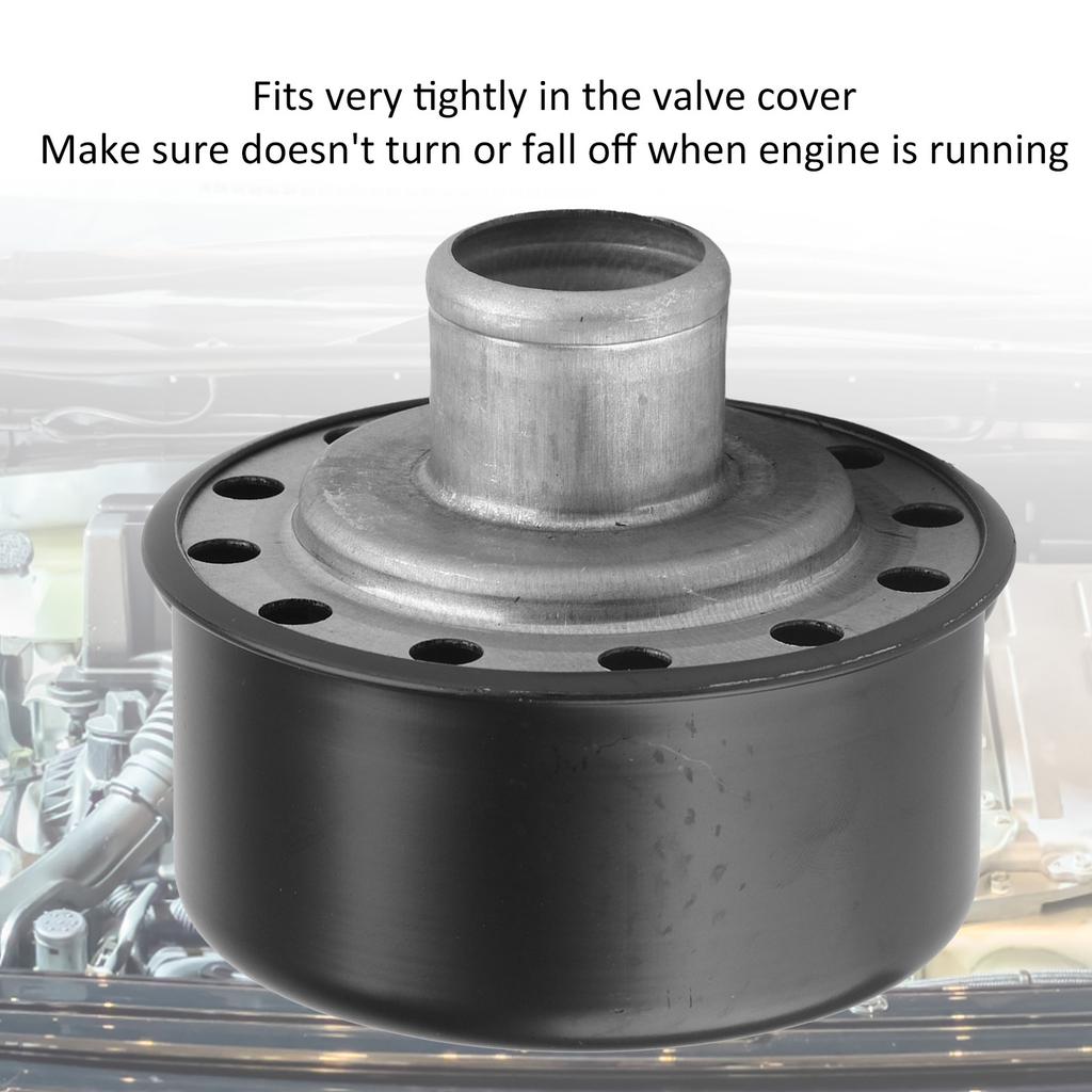 Round Push in Breather Valve Cover Breathers Replacement for SBC BBC SBF 327 350 302 454 502 Round Breather Replacement Round