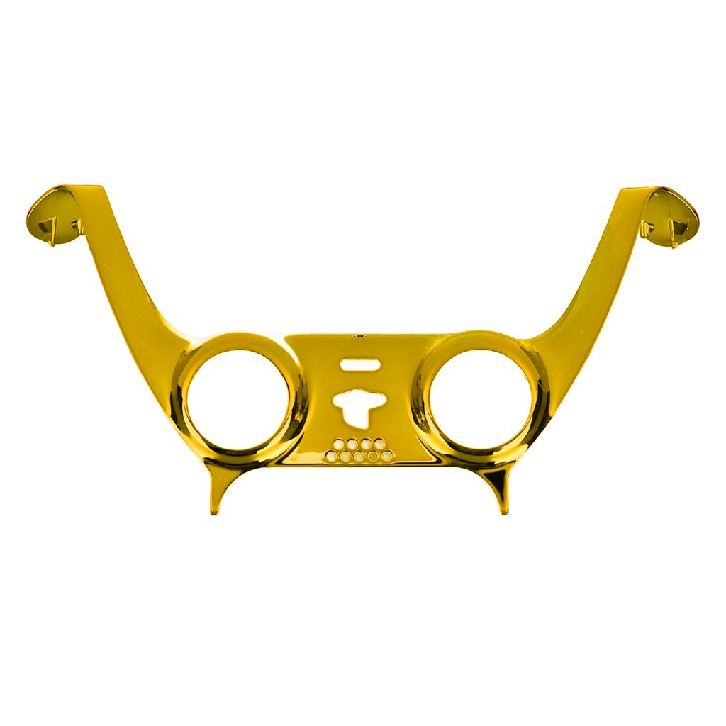 Per Controller PS5 Cover Frontale Fai da Te Clip di Sostituzione Guscio Accessori Decorativi con Copri Joystick Oro