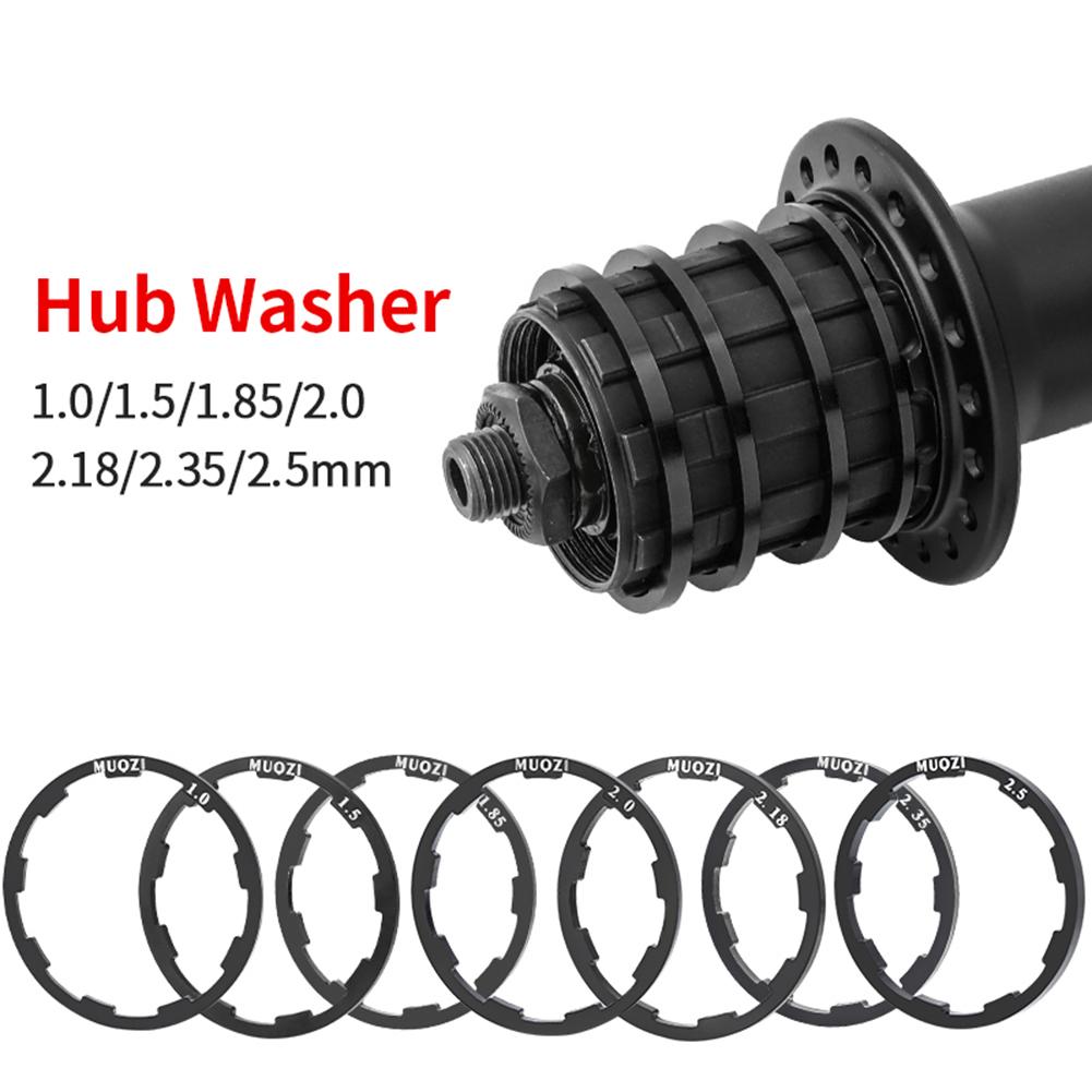 1.0/1.5/1.85/2.0/2.18/2.35/2.5mm Bicycle Hub Washer MTB Bottom Bracket Spacers Road Bike Freehub Washer Cycling Parts