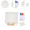Acrylic Display Planner Board Glow Memo LED Handwriting Tablet Bright Lamp for Dining Room