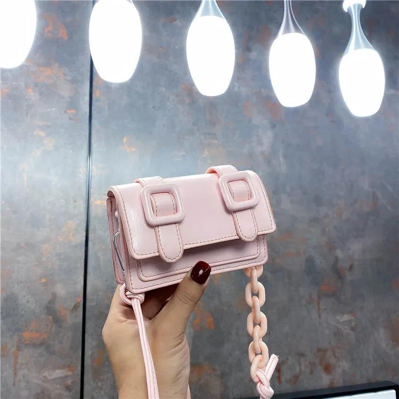 Women Shopping Small Bag High Quality Casual Mini Bags Vintage One Shoulder Bags Female Solid Color Street Handbag