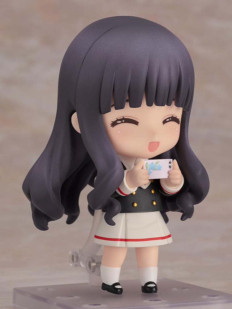 Good Smile Company Nendoroid Cardcaptor Clear Card Arc Daidouji Tomoyo Tomoeda Junior High School Uniform Plastic Painted Action Figure Sakura Ver.