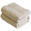 Transparan Imabari Towel Certified Walnut Gauze Single 140cm X Made In Gauze Blanket, Size, Approx. 190cm, Soft, Japan, 100% Cotton, Triple-Ply