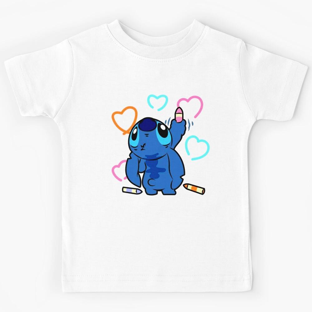 Stitch Heart Kids T-Shirt 120