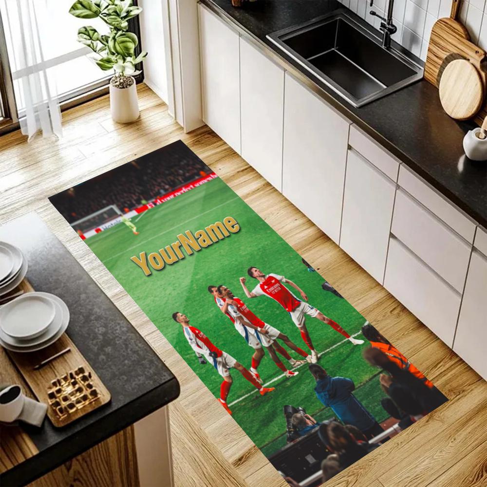 Arsenal Customize Your Name Kitchen Rug Runner Rug Laundry Mat Hallway Entryway The Best Gift Choice