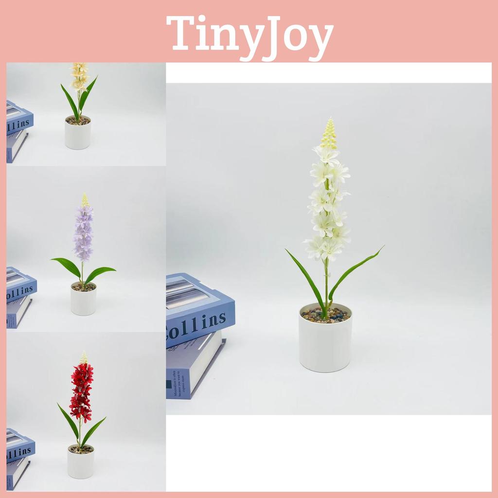 Simulation Plant Hyacinth Pot With Plastic And Silk Material For Home Wedding And Photography Uses