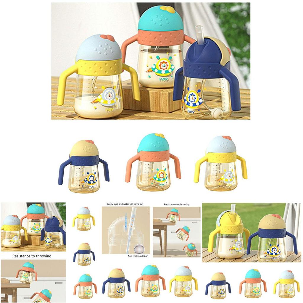 Pp Anti-colic Baby Nursing Bottle 300ml Wide Bore Learn Drinking Milk Bottle