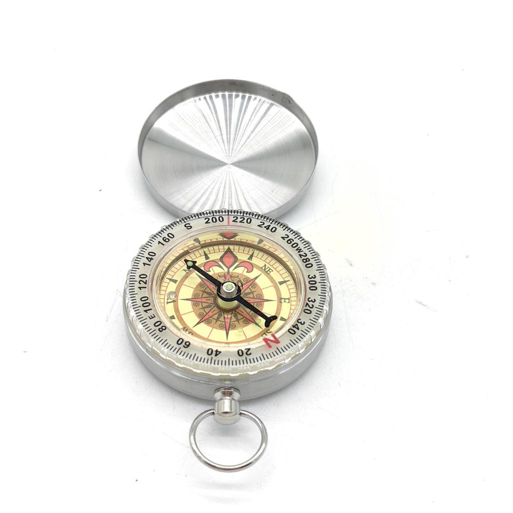 G50 Multifunctional Pocket Compass with Protective Cover for Outdoor Activities
