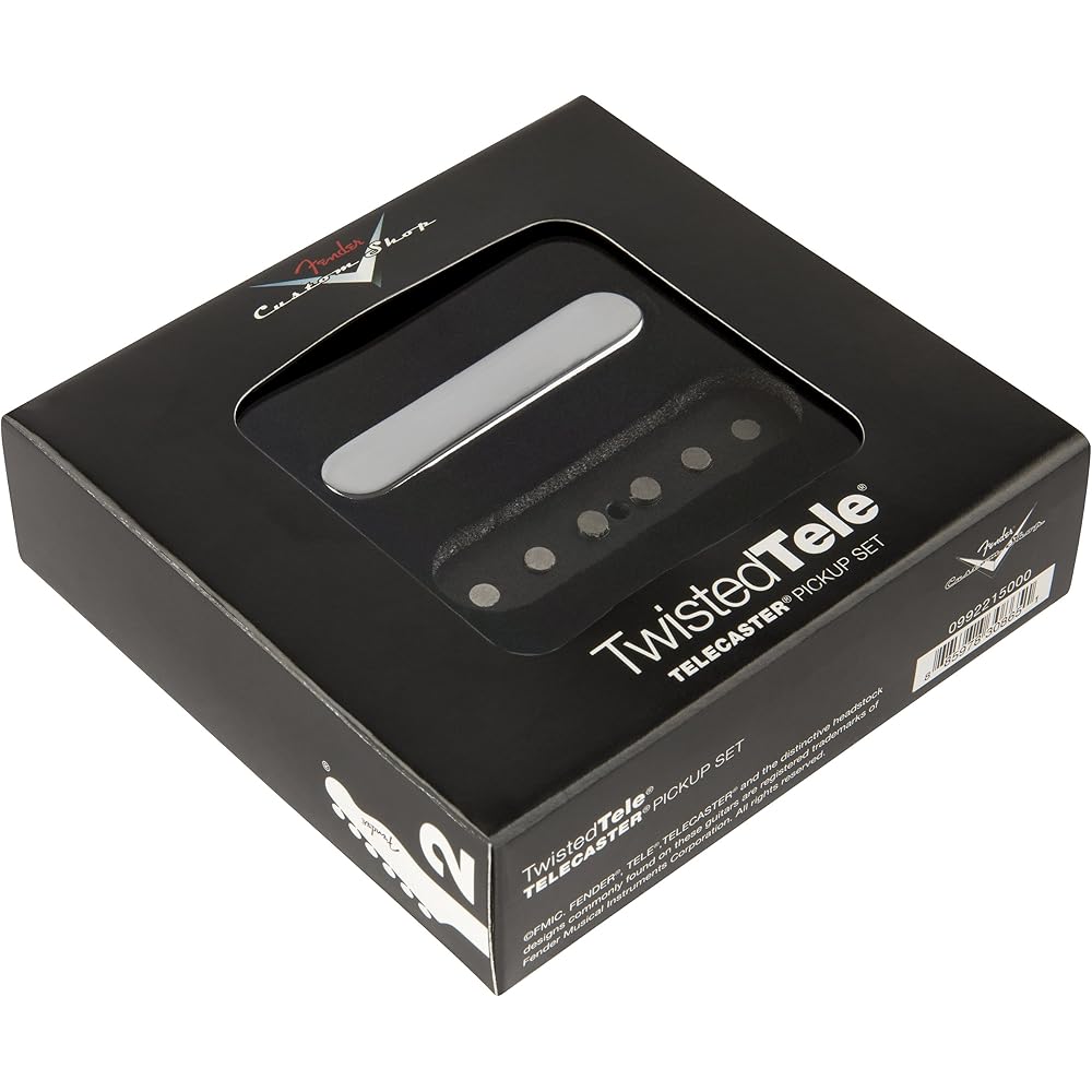 Fender® Twisted Tele® Pickups, Black/Chrome