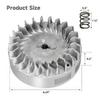 Aluminum Flywheel Kit 10krpm For 212cc 224cc 69730 69736 6.5hp For Gx200 For GX160 Replacement Parts