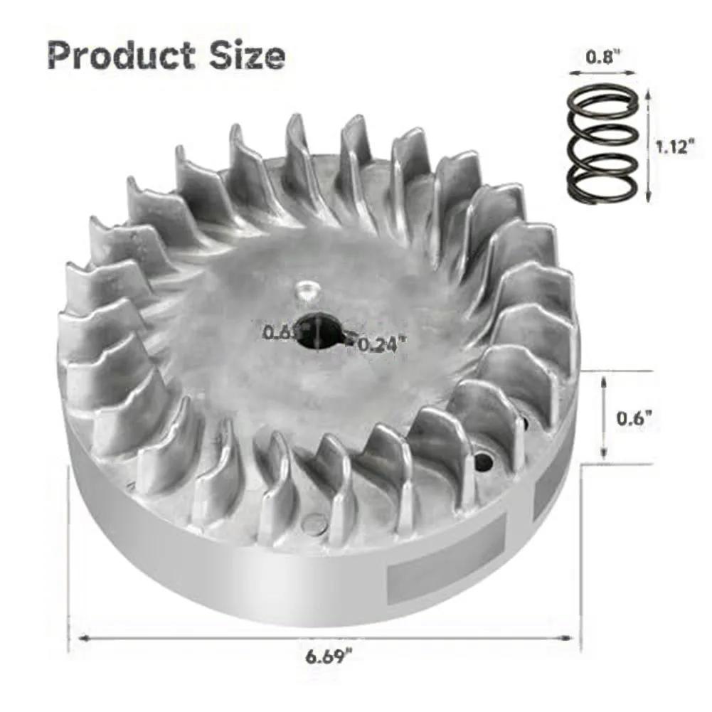 Aluminum Flywheel Kit 10krpm For 212cc 224cc 69730 69736 6.5hp For Gx200 For GX160 Replacement Parts
