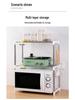 Retractable Stainless Steel Microwave and Bathroom Organizer Shelf
