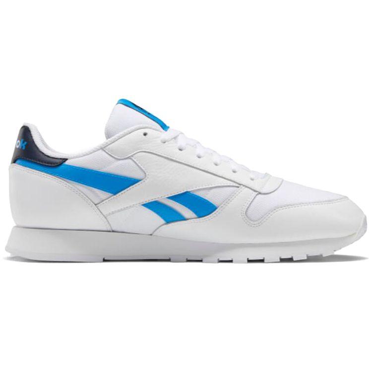 Reebok Classic Leather White Horizon Blue Unisex Sneakers Vector-Navy FX2284