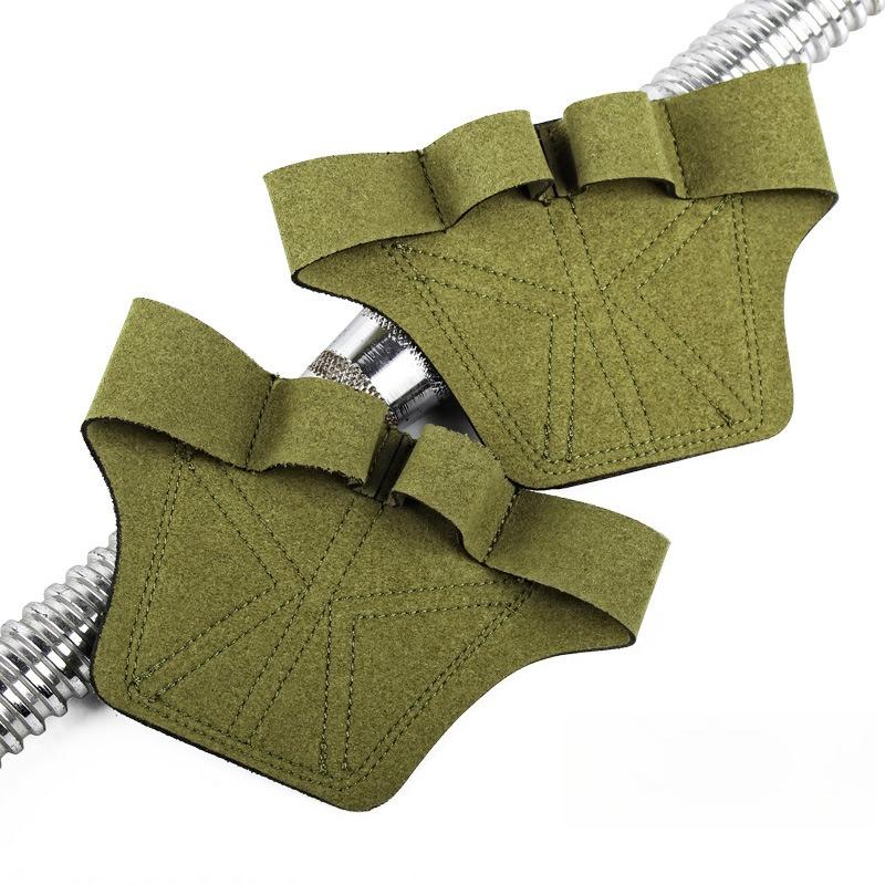 Krafttraining Handflächenschutz Handflächenheben Langhantel Fitness Hartes Zugtraining Rutschfest Verschleißfest Power-Handschuhe Griffband