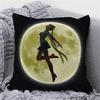 Anime Cartoon Sailor Moon Print Cushion Cover Sofa Home Decor Pillowcase