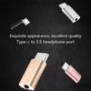 Connector Earphone Speaker Headphone Adapter Type C Headphone Connector Audio Converter 3.5mm Jack
