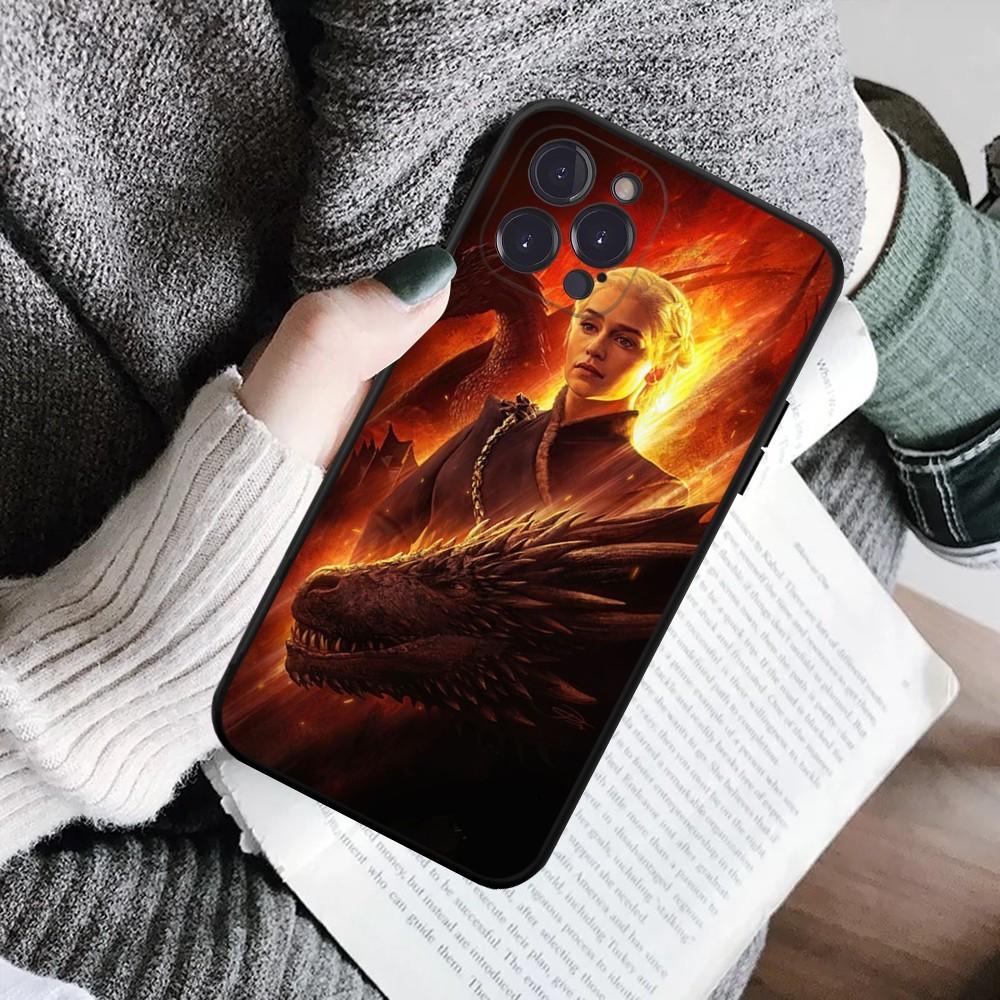 Dragon Mother Thrones Phone Case For IPhone 16 15 8 7 6 6S Plus X SE XR XS 14 11 12 13 Mini Pro Max Mobile Case