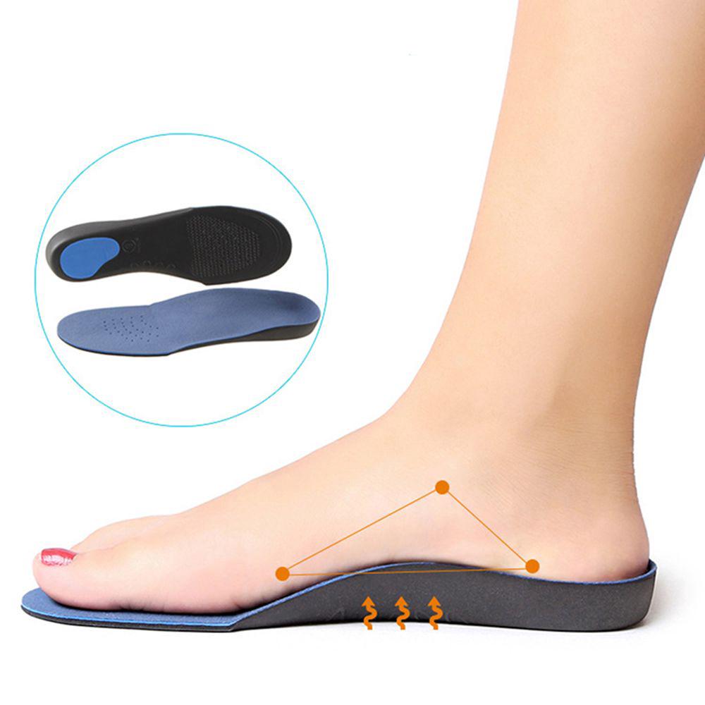 High Arch Supports Insoles for Flatfoot Cubitus Orthopedic Feet Cushion Pads Blue 44-47 34-37