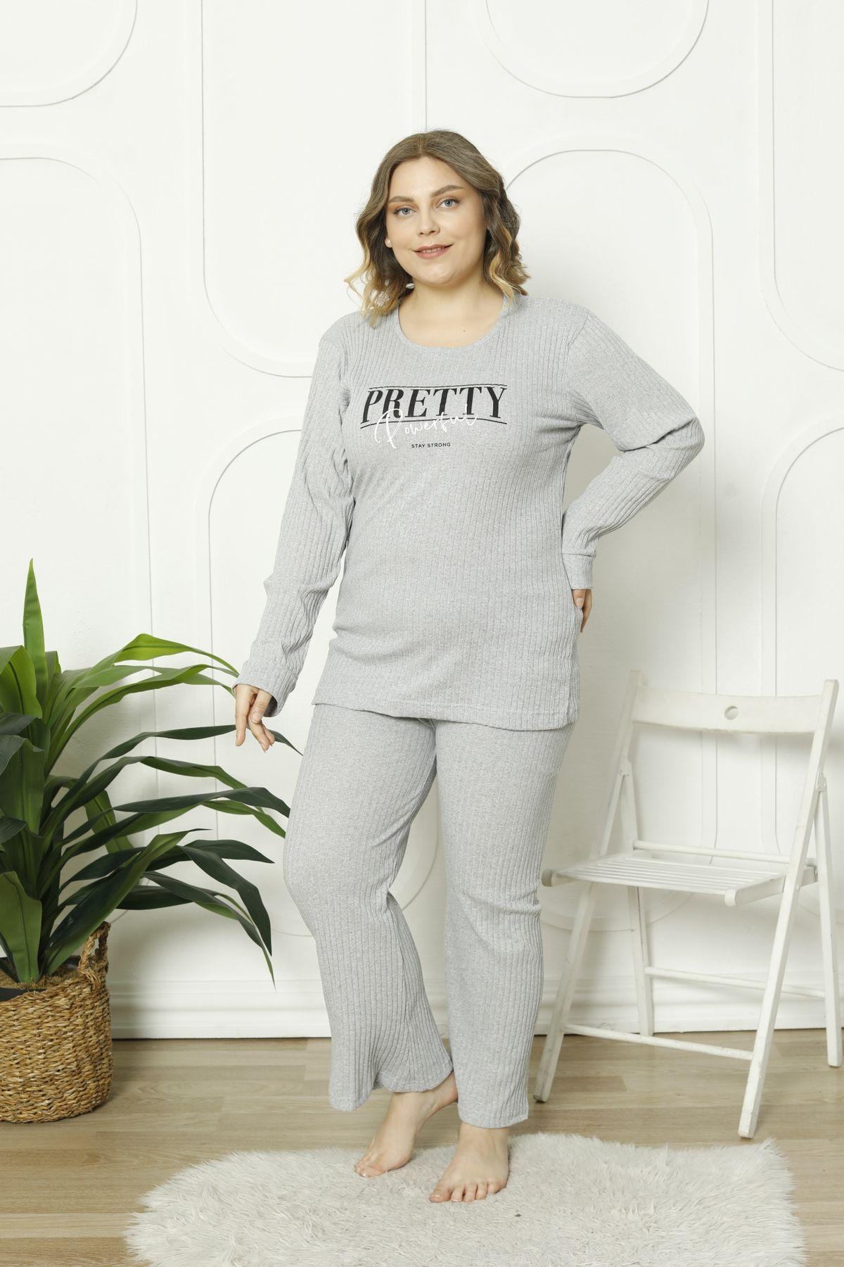 

Women s Style Plus Size Pajama Set Gray Big Size Pajama Set