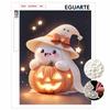 Halloween Pearl Painting Handmade Diy Art Pumpkin Pearl Home Decoration Painting