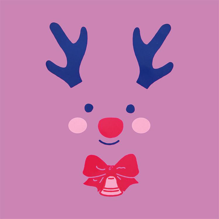 Kichipichi Zoom In Rudolph Silicone Swim Cap Violet (Kpd1Cs007)