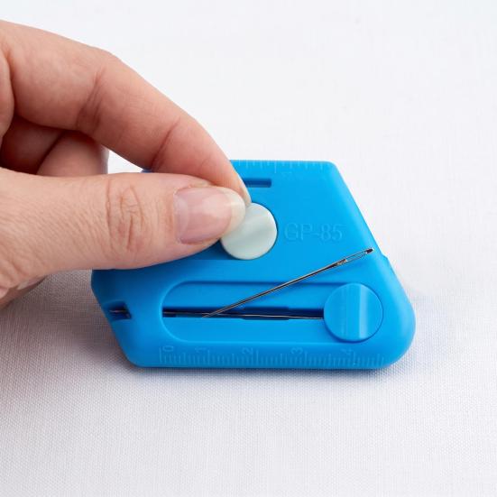 3-in-1 Magnetic Seam Guide for Sewing Machine Polygonal Hemmer Guide with Needle Threader Seam Opener Universal Sewing Quilting Seam Guide for