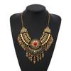 European and American Retro Ethnic Jewelry, Water Drop Tassel Necklace, Sweater Chain, Collarbone Chain Accessories