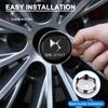 4pcs 60mm Car Wheel Center Hub Cap Rim Cover Emblem Stickers For DS SPIRIT DS3 DS4 5LS DS6 DS7 DS9 WILD RUBIS E-Tense DIVINEDS