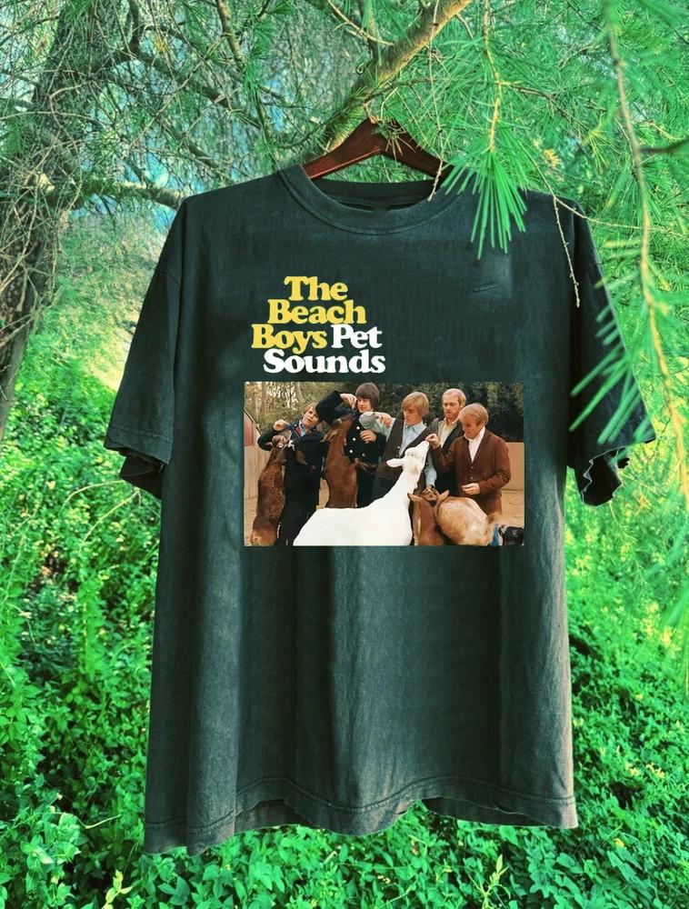 

The Beach Boys Pet Sounds Tshirt Black Tee All Sizes S5XL Unisex T-Shirt XXXL