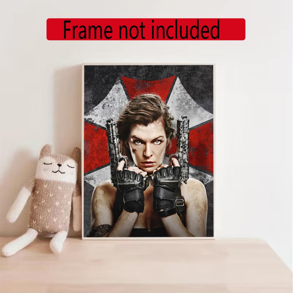 Resident Evil Alice 5D Round Diamond Painting Kit Diamond Embroidery Painting Rhinestones Mosaic Frameless Handwork Decoration Arts