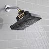 Portable Rainfall Shower Head Square Design Waterfall Shower Head Filter Shower Head  Easy To Clean