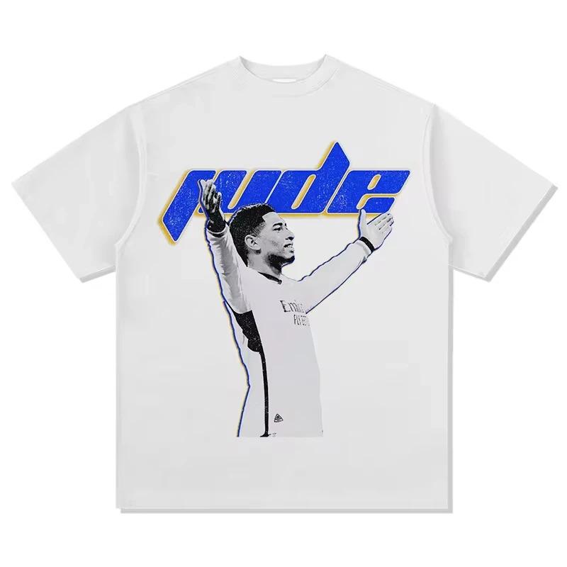 

New Arrival Mens Clothes Tee Shirt Homme Y2k Graphic T-Shirts Men Tshirt for Men Football 5XL різнокольоровий