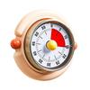Magnetic Kitchen Timer Mechanical Kitchen Timer 60-minute Countdown Retro Stainless Steel Cooking Timer with Magnetic Attachment