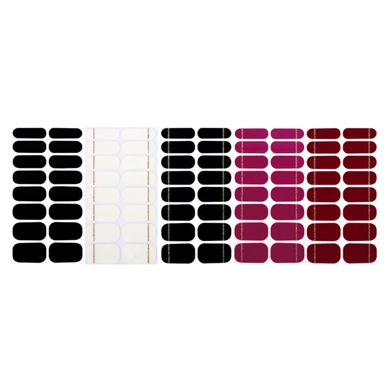 Nail Polish Sticker Nail Strips Nail Polish Art Stickers Wraps Sticker Nails for Women Girls Decorations Birthday Party