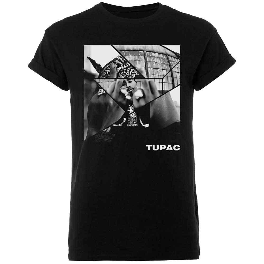 Tupac Broken Up T-Shirt Black New Unisex T-Shirt XXXXL
