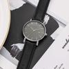 Leather Strap Brand Popular Date Silver Slim Design [BUREI] Men's Watch, Name, Simple, Waterproof, Analog, Business, Men's Wristwatch, Display,