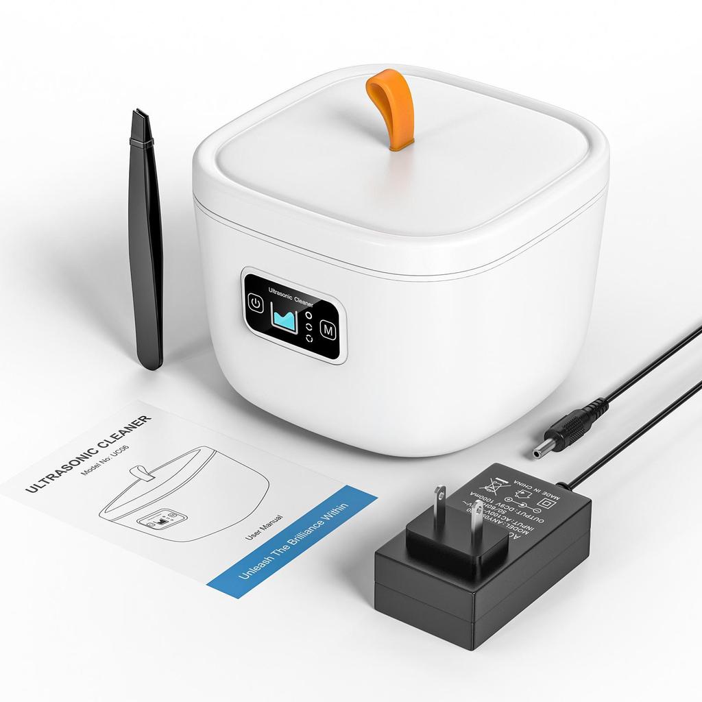 Ultrasonic Cleaner for Braces, Dentures, Retainers, Glasses, Watches
