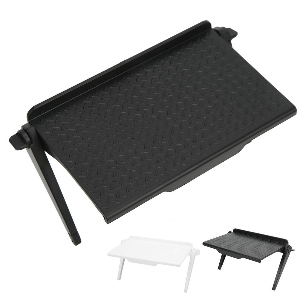 ABS Monitor Rack Silicone Pads Scratch Proof Adjustable Legs Sturdy ABS Screen Storage Shelf for Scr
